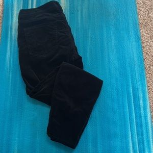 Mother brand -Black velveteen straight leg pants. Size 29